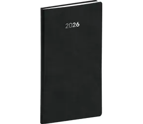 NOTIQUE Kapesní diář Balakon 2026 černý / 9 x 15.5 cm