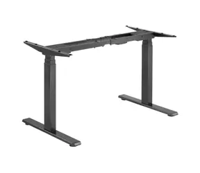Brateck M08-23DE černá / Výškově stavitelná stolová podnož / elektricky nastavitelná výška / 62-128cm / nosnost 100kg