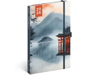 NOTIQUE Planbook diář/notes Japonsko 2026, 13 x 21 cm