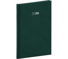NOTIQUE Týdenní diář Balakon 2026, zelený, 15 x 21 cm