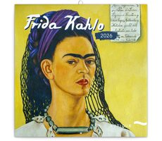 NOTIQUE Poznámkový kalendář Frida Kahlo 2026, 30 x 30 cm