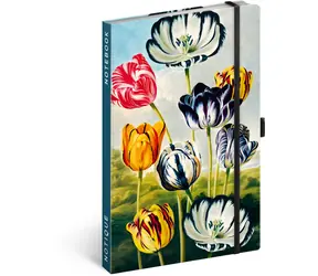 NOTIQUE Notes Tulipány Kateřiny Winterové, linkovaný, 13 x 21 cm