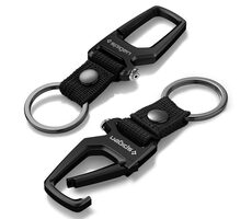 Spigen karabina s kroužkem na klíče 2 ks