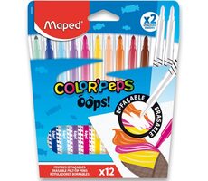 MAPED Fixy Color'Peps Oops 10ks + 2 zmizíky