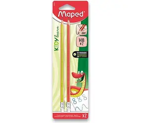 MAPED Grafitová tužka Kidy Learn Grip - sada 2ks / tvrdost HB