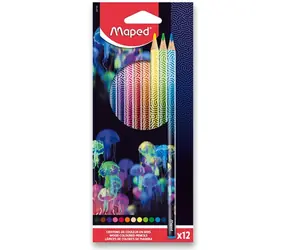 MAPED Pastelky Deepsea Paradise 12 ks / trojhranné