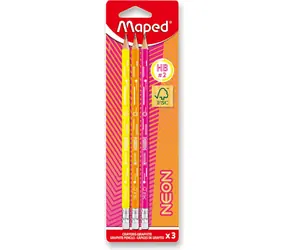 MAPED Sady grafitových tužek Neon 3 ks