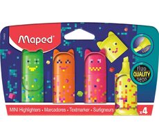 MAPED Zvýrazňovače Pixel Party Mini 4 ks