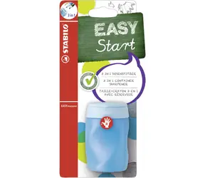 STABILO® EASY sharpener 3v1 - Ergonomické ořezávátko - modré pro praváky