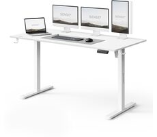SENSE7 NOJO LIGHT Pracovní stůl bílá / elektricky nastavitelná výška / 140 x 70cm / nosnost 70kg