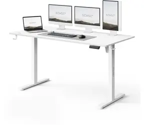 SENSE7 NOJO LIGHT Pracovní stůl bílá / elektricky nastavitelná výška / 140 x 70cm / nosnost 70kg