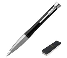 Rozbaleno - Parker Urban Twist Muted Black / kuličkové pero / barva náplně: černá / rozbaleno
