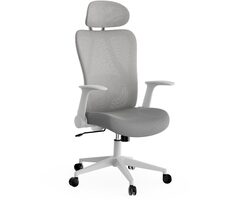 SENSE7 Noxo šedá / Kancelářské ergonomické křeslo / nosnost 150 kg