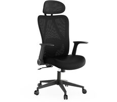 SENSE7 Noxo černá / Kancelářské ergonomické křeslo / nosnost 150 kg