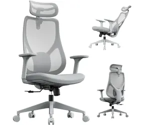 SENSE7 MOYO šedá / Kancelářské ergonomické křeslo / nosnost 150 kg