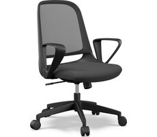 SENSE7 Sopty černá / Nastavitelné kancelářské křeslo / nosnost 120 kg