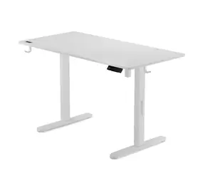 SENSE7 Nojo Pracovní stůl bílá / elektricky nastavitelná výška / 120 x 60cm / nosnost 70kg