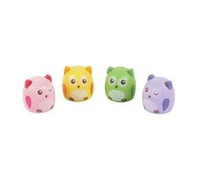 Bigjigs Toys ořezávátko sovička 1ks fialová