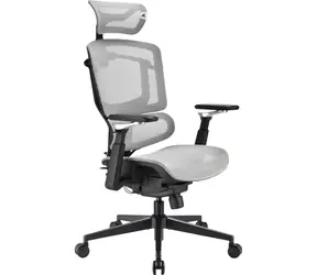 Sharkoon OfficePal C50M šedá / kancelářská židle / 3D opěrky / nosnost 120kg