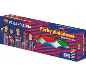 ASTRA Temperové barvy 12x20ml FC Barcelona / od 3 let