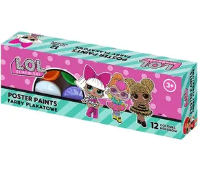 ASTRA Temperové barvy 12x20ml L.O.L. Surprise / od 3 let