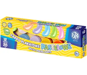 ASTRA Temperové barvy 12x20ml pastelové / od 3 let