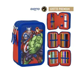 Cerdá Avengers  - plně vybavený třípatrový penál