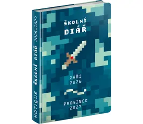 NOTIQUE Školní diář Gamer (září 2026 – prosinec 2027), 9,8 x 14,5 cm