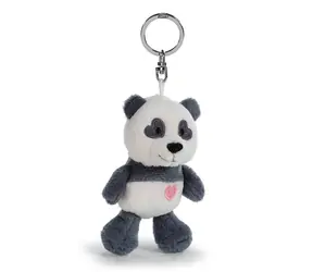 NICI GREEN klíčenka Panda Love se srdíčkem 10 cm