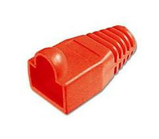 PremiumCord Kryt konektoru RJ45 - červená