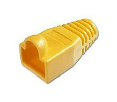 PremiumCord Kryt konektoru RJ45 - žlutá