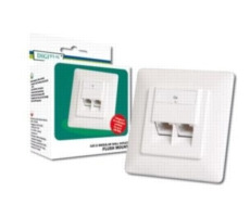 DIGITUS Zásuvka 2xRJ45 pod omítku, STP Cat5e