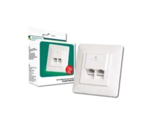 DIGITUS Zásuvka 2xRJ45 pod omítku, STP Cat5e