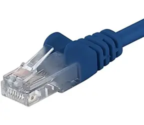 PremiumCord UTP CAT5E 1m modrá