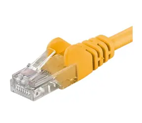 PremiumCord UTP CAT5E 2m žlutá / Patch kabel / RJ45-RJ45