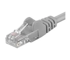PremiumCord UTP CAT5E 7m / Patch kabel / RJ45-RJ45 / šedá