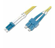DIGITUS Fiber Optic Patch Cord, LC to SC Singlemode 09/125 µ, Duplex Length 1m