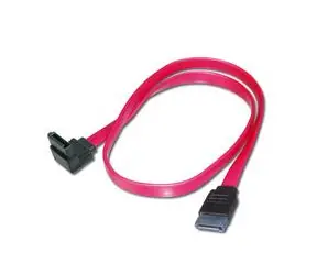 PremiumCord Kabel SATA 0.5m 1x90°+1xrovný konektor