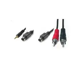 PremiumCord Kabel S-Video+3,5Jack-S-Video+2xCINCH 10m