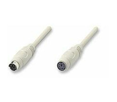 PremiumCord Kabel prodluž. kláv. PS/2 2m