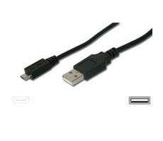 PremiumCord Kabel micro USB, A-B 3m