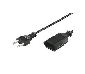 PremiumCord Kabel síťový prodlužovací dvojvidlice 230V 5m