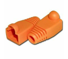 PremiumCord Kryt konektoru RJ45 - oranžová