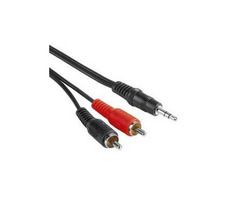PremiumCord Kabel Jack 3.5mm-2xCINCH M/M 3m