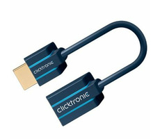 ClickTronic HQ OFC prodlužka HDMI High Speed s Ethernetem, zlacené kon., 3D, 10cm