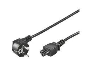 PremiumCord Kabel síťový 230V k notebooku 2m, trojlístek "Mickey Mouse"