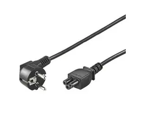 PremiumCord Kabel síťový 230V k notebooku 3m, trojlístek "Mickey Mouse"