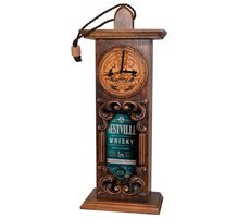 Nestville Whisky Dřevěné hodiny 40% 0.7l