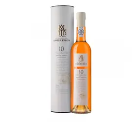 J.H. Andresen Century 10 Year Old White Port 20% 0,75l v dárkové tubě