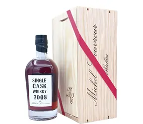 Michel Couvreur Whisky 2008 single cask 16 ans-last 8 YO in a Colheita Port Cask 50,25% 0,5l v dřevěné dárkové krabičce